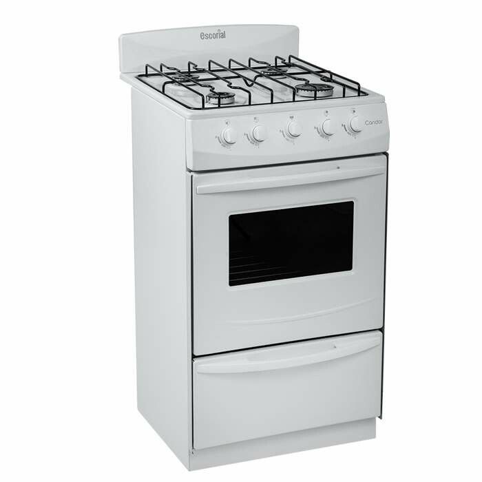 COCINA ESCORIAL CANDOR S2 BLANCA (GAS ENVASADO)