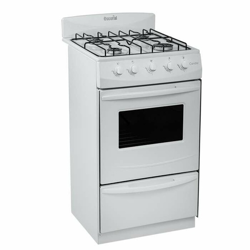 COCINA ESCORIAL CANDOR S2 BLANCA (GAS ENVASADO)