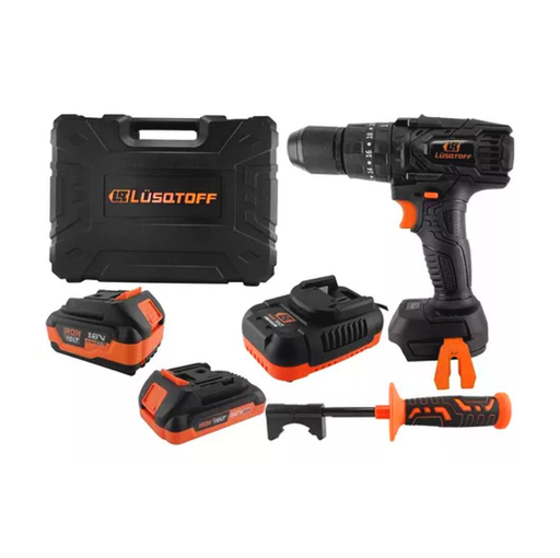 TALADRO A BATERIA CON PERCUTOR EN VALIJA TIL80-9BK