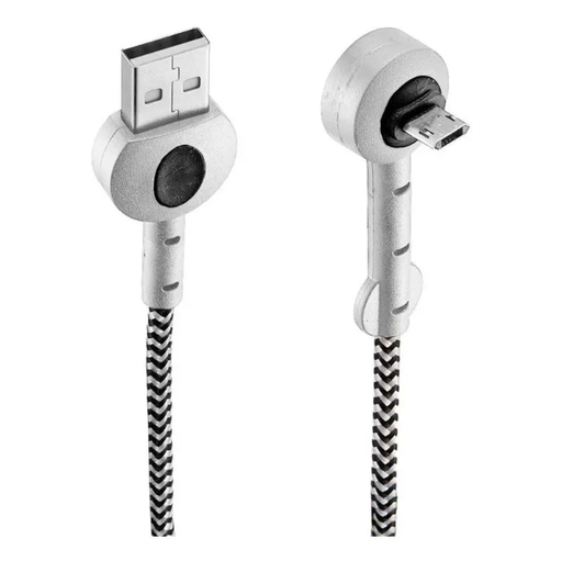 CABLE MICRO USB REDON NEGRO BLANCO